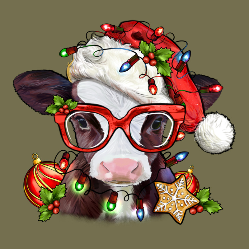 Christmas Baby Cow Vintage Hoodie by Jasminsmagicworld | Teevron