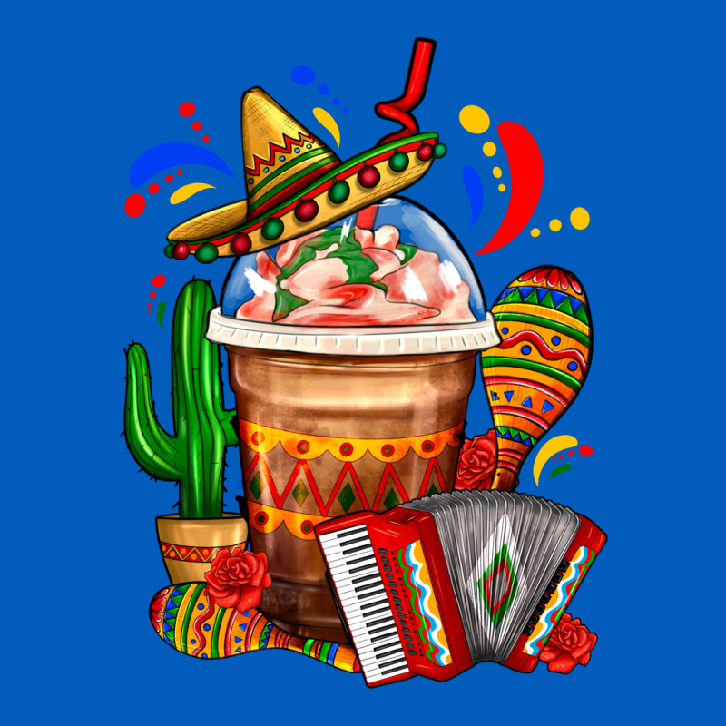 Mexican Frappe With Cactus Sombrero And Maracas Urban Hoodie by FaDigitalArtStudio | Teevron