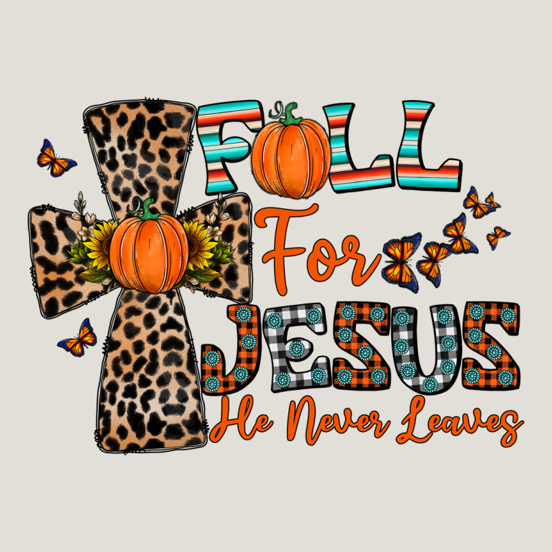 Fall For Jesus He Never Leaves Heavy Core Tee by CowhideDigitalArt | Teevron