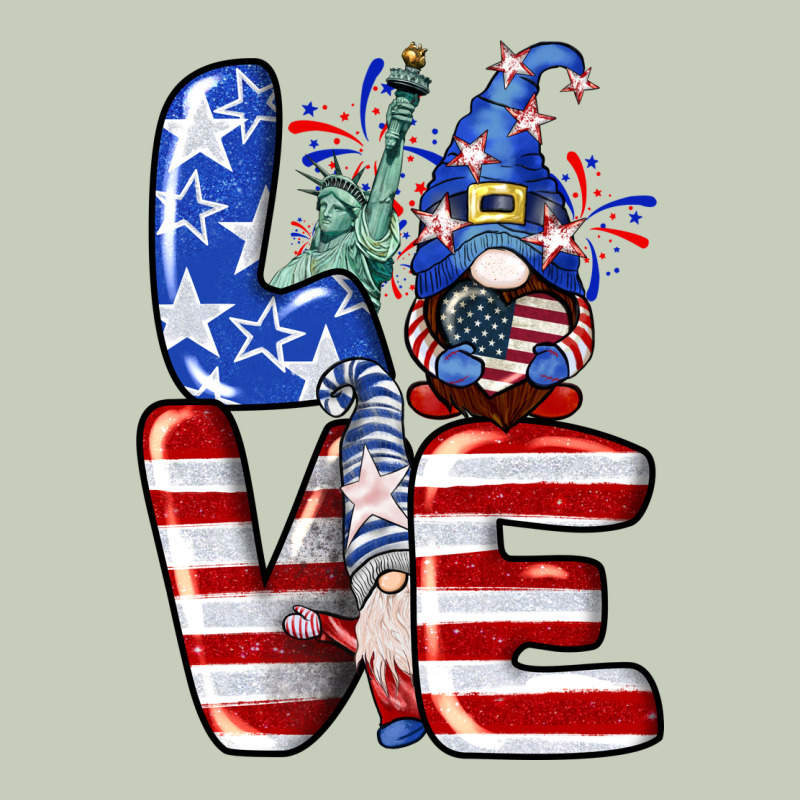 Love 4th Of July With Gnomes 4th Of July Ladies Tee by CowGirlArtShop | Teevron