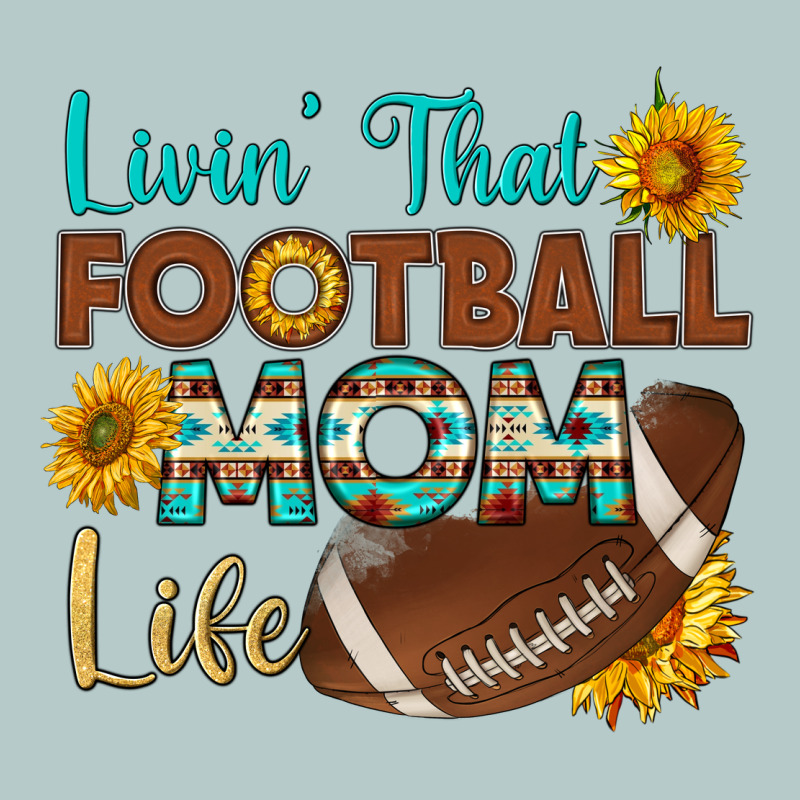 Livin' That Football Mom Life Heavy Core Tee by HRA Design Shop | Teevron