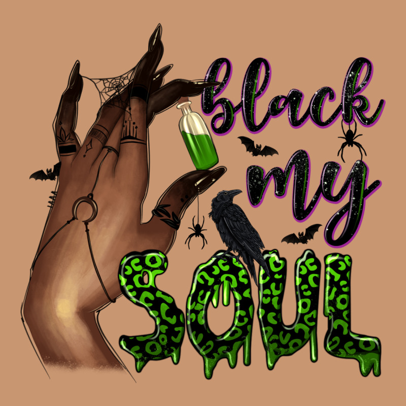Black My Soul Heavyweight Hoodie by NancyCooperArtShop | Teevron