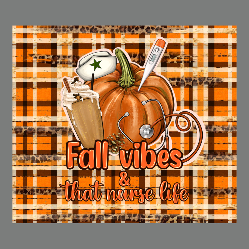 Fall Vibes And That Nurse Life Premium Hoodie by TumblerDesignByShophia | Teevron