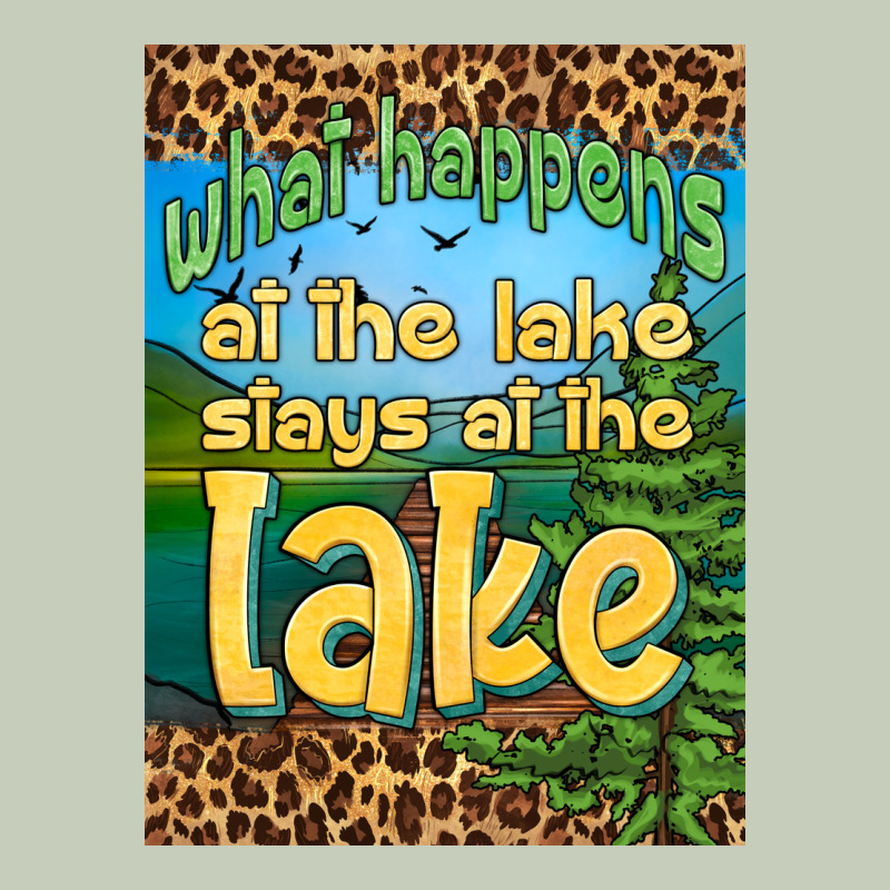 What Happens At The Lake Stays At The Lake Air Freshener Ladies Tee by HRA Design Shop | Teevron