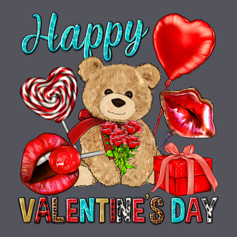 Happy Valentines Day Vintage Hoodie by NancyCooperArtShop | Teevron