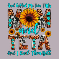God Gifted Me Two Titles Mom And Teta And I Rock T Vintage Tee | Teevron