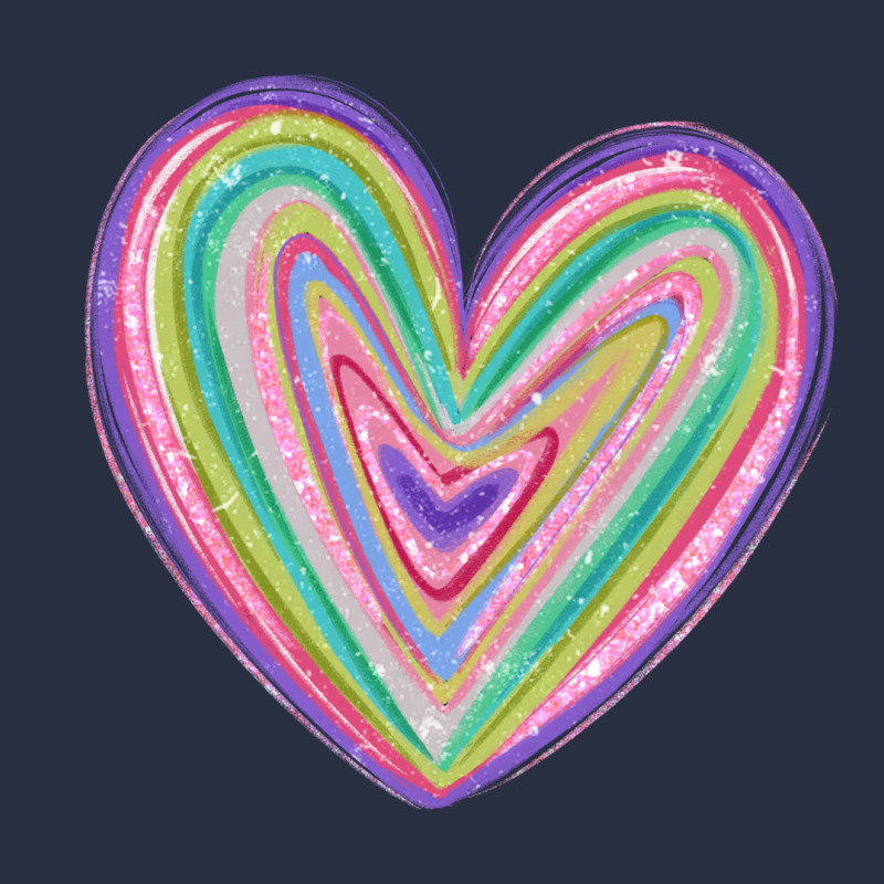 Valentine's Day Colorful Heart Heavyweight Sweatshirt by MaliasSmallBusiness | Teevron