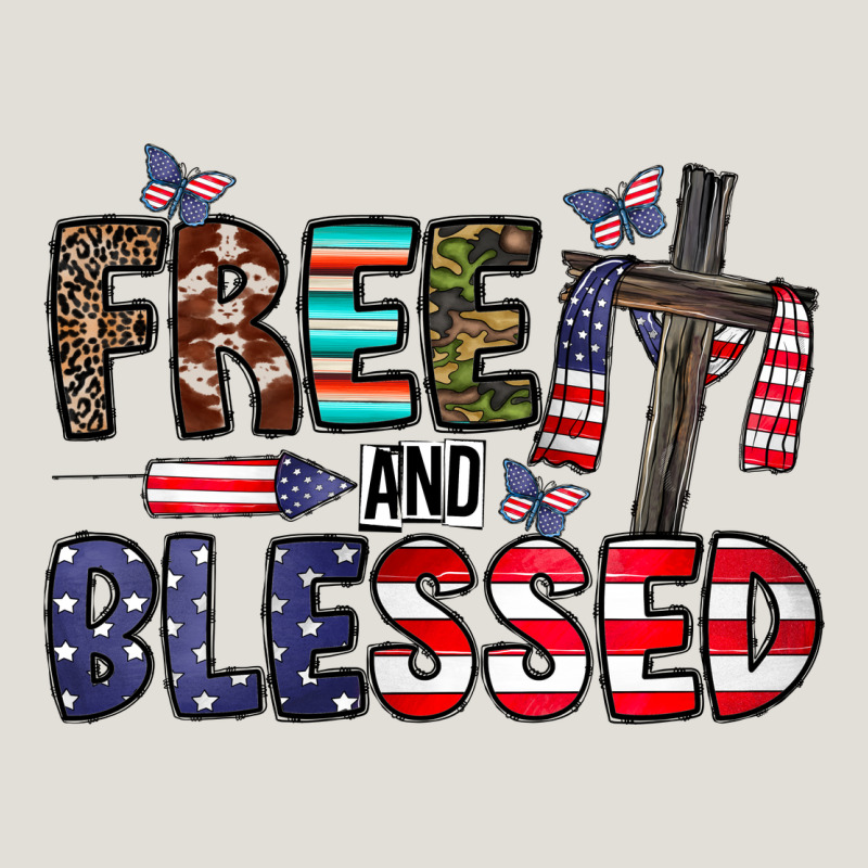 Free And Blessed Heavy Core Tee by CowhideDigitalArt | Teevron