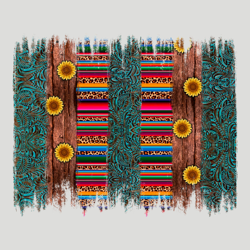 Sunflower Serape Brush Stroke Zipper Hoodie by Artiststas | Teevron