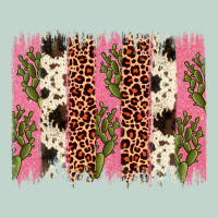 Cactus Leopard Cowhide Brush Stroke Zipper Hoodie | Teevron