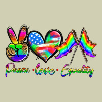 Peace Love Equality Heavy Core Tee | Teevron