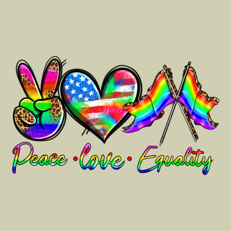 Peace Love Equality Heavy Core Tee by HRA Design Shop | Teevron