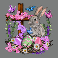 Easter Eggs And Bunny With Cross Easter Day Premium Hoodie | Teevron