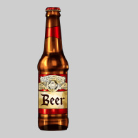 Red Beer Bottle Premium Tee | Teevron