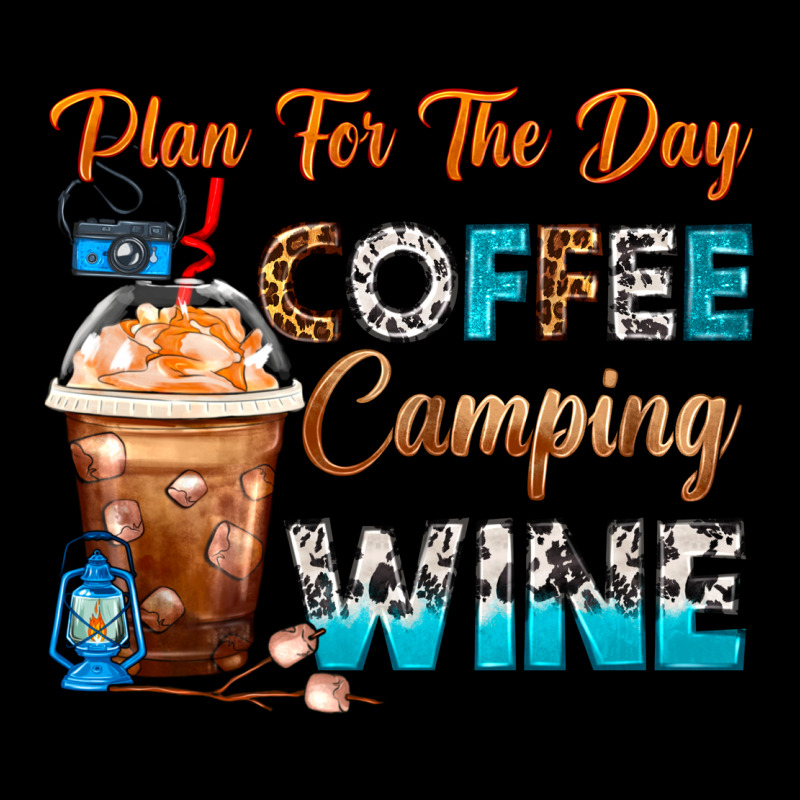 Plan For The Day Coffee Camping Wine Frappe Coffee Urban Hoodie by FaDigitalArtStudio | Teevron