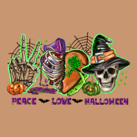 Peace Love Halloween Heavyweight Hoodie | Teevron
