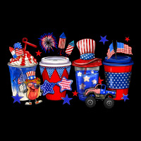 4th Of July Coffee Drinks Ladies Tee | Teevron