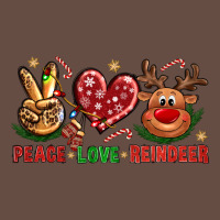 Peace Love Reindeer Christmas Long Sleeve Tee | Teevron