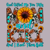 God Gifted Me Two Titles Mom And Kiki And I Rock T Vintage Tee | Teevron