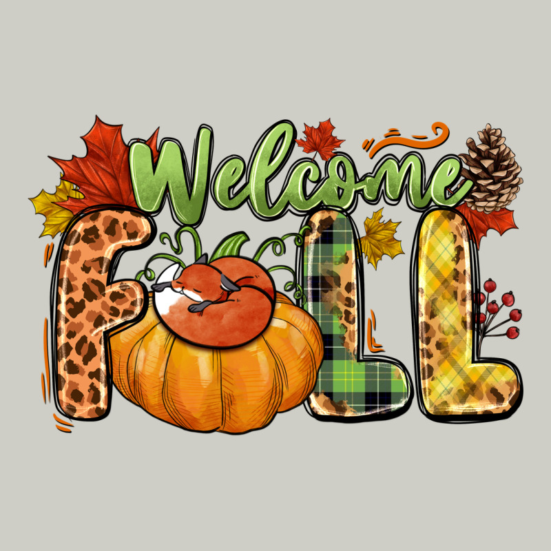 Welcome Fall Heavyweight Hoodie by NancyCooperArtShop | Teevron