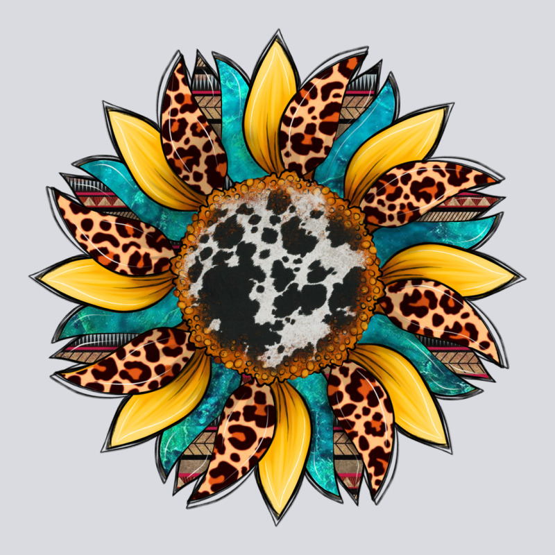 Sunflower Cowhide Leopard Zipper Hoodie by Artiststas | Teevron