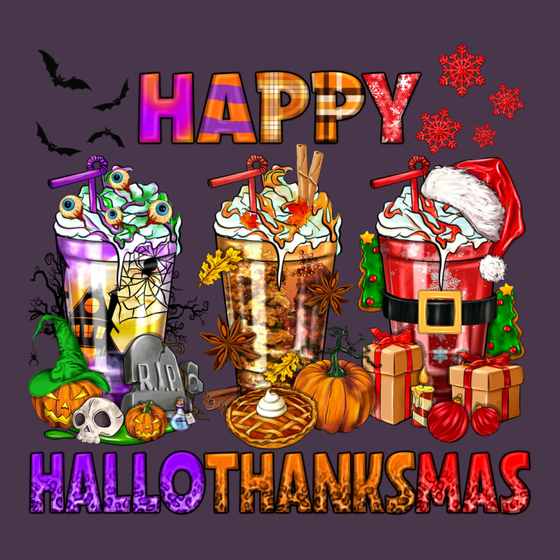 Happy Hallothanksmas Coffee Cups Heavyweight Hoodie by texasbilliewilder | Teevron