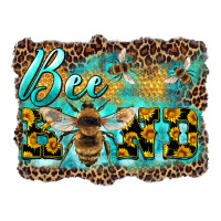 Bee Kind With Sunflower And Leopard Background Zipper Hoodie | Teevron