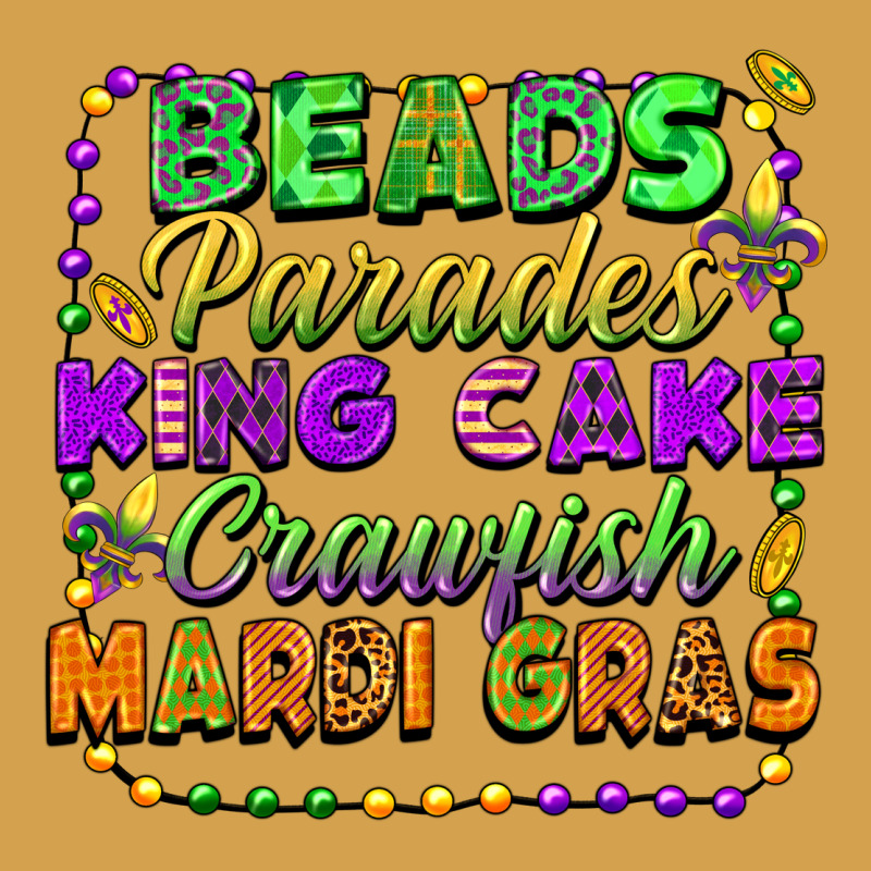 Beads Parades King Cake Crawfish Mardi Gras Urban Hoodie by FaDigitalArtStudio | Teevron