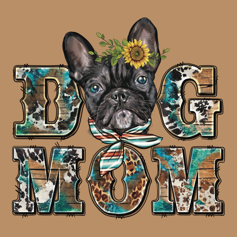 Dog Mom French Bulldog Vintage Hoodie by BarkalooDesign | Teevron