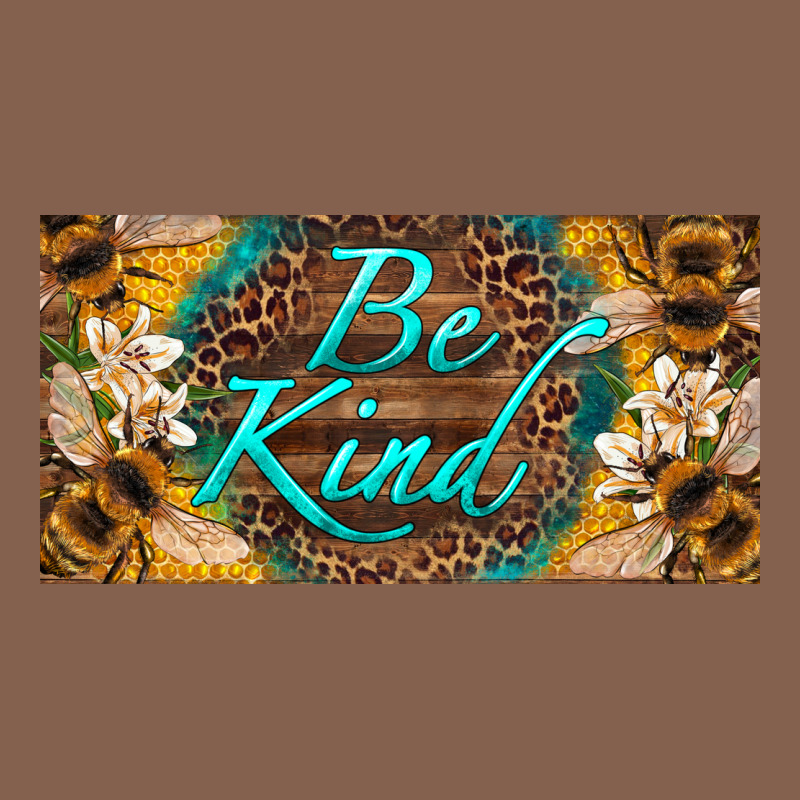 Be Kind Bees License Plate Zipper Hoodie by Artiststas | Teevron
