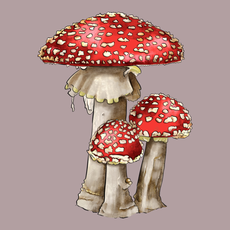 Autumn Mushroom Illustrations Vintage Hoodie by LillyAllenDesigns | Teevron