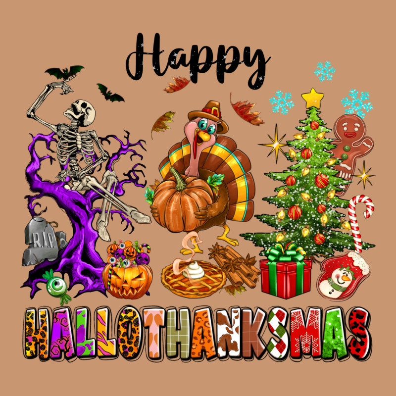 Happy Hallothanksmas Heavyweight Hoodie by texasbilliewilder | Teevron