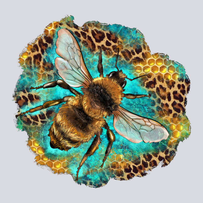 Leopard Honeycomb With Bee Zipper Hoodie by Artiststas | Teevron