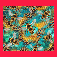 Honeycomb And Bees With Leopard Zipper Hoodie | Teevron