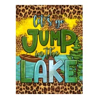 Let's Go Jump In The Lake Air Freshener Ladies Tee | Teevron