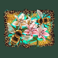 Bees And Lilies With Leopard Zipper Hoodie | Teevron