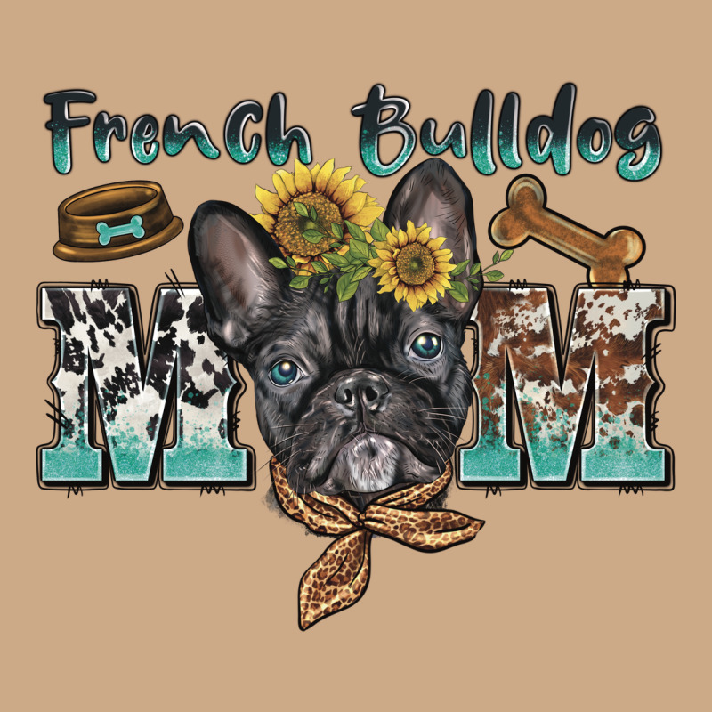 French Bulldog Mom Vintage Hoodie by BarkalooDesign | Teevron