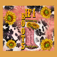 Cowgirl Boots Sunflower Premium Hoodie | Teevron