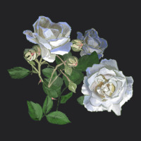 White Dawn Rose Vintage Tee | Teevron