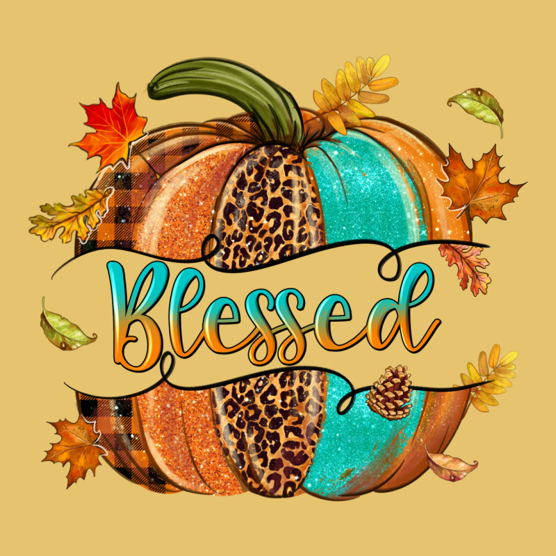 Blessed Pumpkin Premium Sweatshirt by NancyCooperArtShop | Teevron