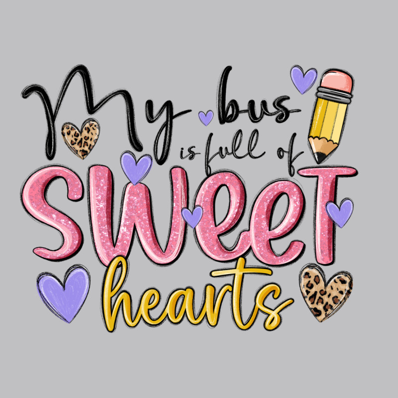 My Bus Full Of Sweet Hearts Long Sleeve Tee by MaliasSmallBusiness | Teevron