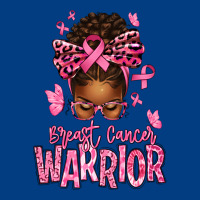 Brest Cancer Warrior Afro Messy Bun Premium Sweatshirt | Teevron