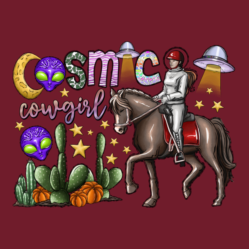 Cosmic Cowgirl Zipper Hoodie by SublimationCraftShop | Teevron