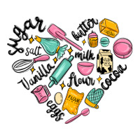 vanilla eggs sugar cocoa and kitchen heart | Teevron