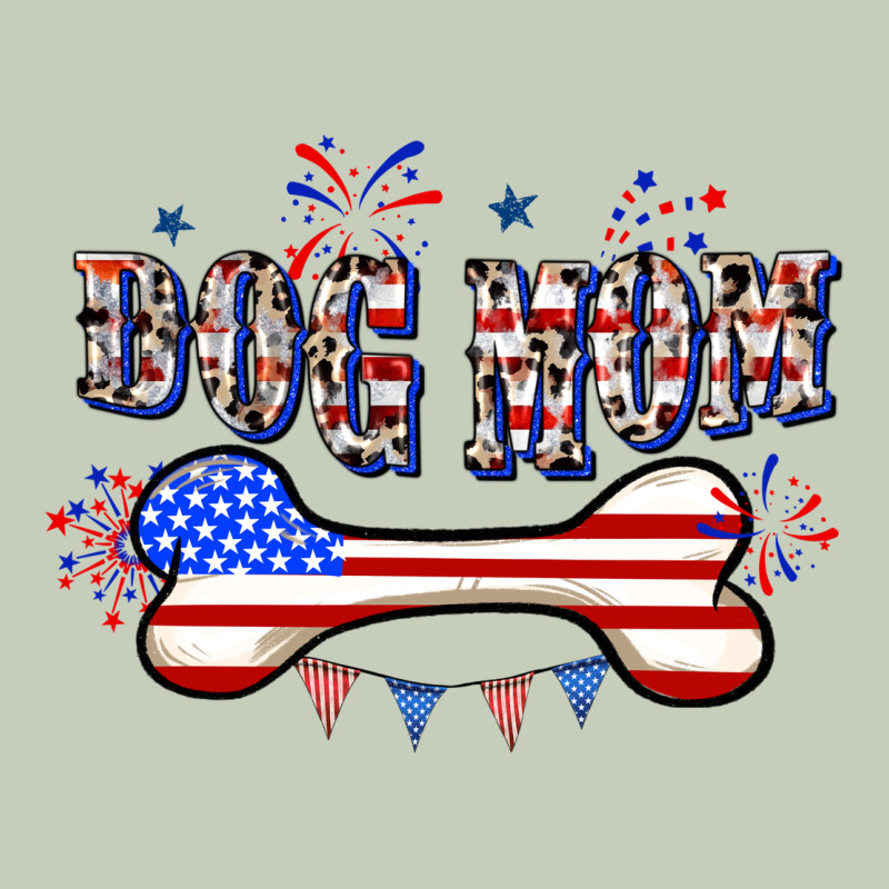 4th Of July Dog Mom Ladies Tee by CowGirlArtShop | Teevron