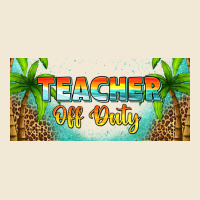 Western Teacher Off Duty 16oz Libbey Glass Premium Tee | Teevron