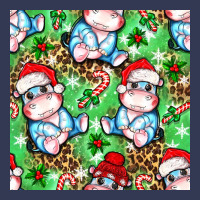 Christmas Cute Hippo Sitting Heavyweight Hoodie | Teevron