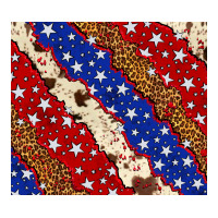 4th of July USA flag leopard cowhide 20oz tumbler | Teevron