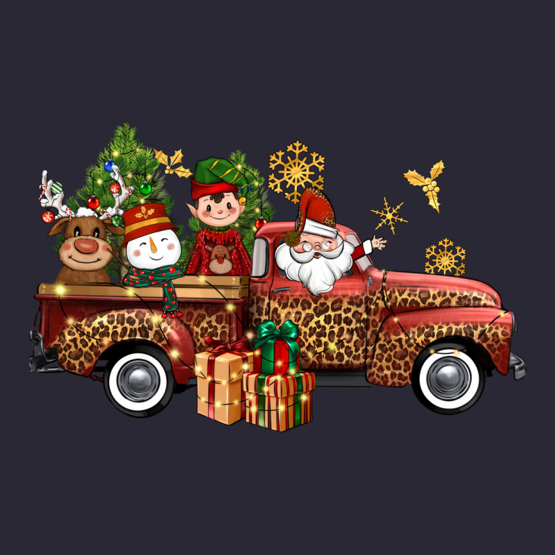 Christmas Truck Elf Santa Snowman Reindeer Vintage Tee by NancyCooperArtShop | Teevron