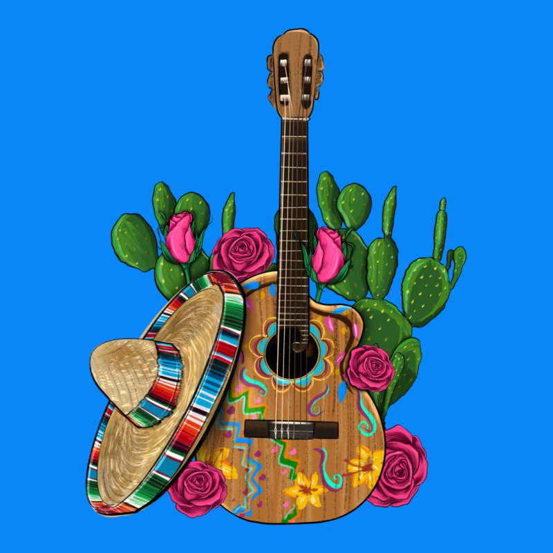 ,mexican Sombrero Guitar Rose Cactus Zipper Hoodie by Artiststas | Teevron